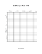 Nonogram - 25x25 - A185 Print Puzzle