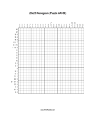 Nonogram - 25x25 - A189 Print Puzzle