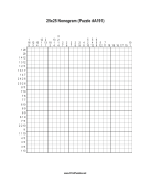 Nonogram - 25x25 - A191 Print Puzzle