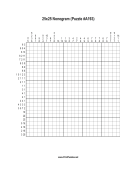 Nonogram - 25x25 - A193 Print Puzzle