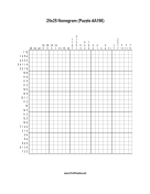 Nonogram - 25x25 - A196 Print Puzzle