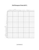 Nonogram - 25x25 - A211 Print Puzzle