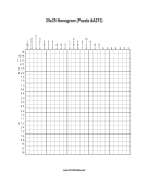 Nonogram - 25x25 - A213 Print Puzzle