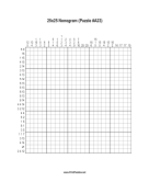 Nonogram - 25x25 - A23 Print Puzzle