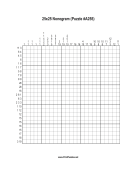 Nonogram - 25x25 - A255 Print Puzzle