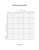 Nonogram - 25x25 - A38 Print Puzzle