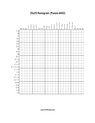 Nonogram - 25x25 - A62 Print Puzzle