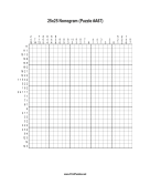 Nonogram - 25x25 - A67 Print Puzzle