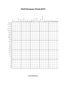 Nonogram - 25x25 - A73 Print Puzzle
