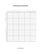 Nonogram - 25x25 - A79 Print Puzzle