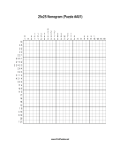 Nonogram - 25x25 - A81 Print Puzzle