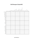 Nonogram - 25x25 - A87 Print Puzzle