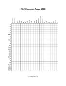 Nonogram - 25x25 - A92 Print Puzzle