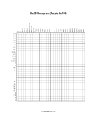 Nonogram - 30x30 - A100 Print Puzzle