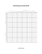Nonogram - 30x30 - A102 Print Puzzle