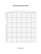 Nonogram - 30x30 - A107 Print Puzzle