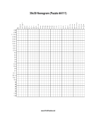 Nonogram - 30x30 - A111 Print Puzzle
