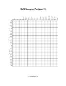 Nonogram - 30x30 - A112 Print Puzzle