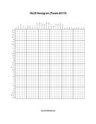 Nonogram - 30x30 - A115 Print Puzzle