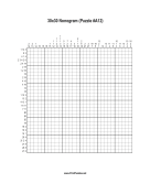 Nonogram - 30x30 - A12 Print Puzzle