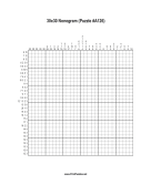 Nonogram - 30x30 - A126 Print Puzzle