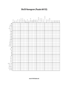Nonogram - 30x30 - A132 Print Puzzle