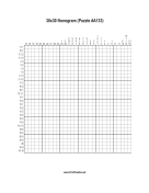 Nonogram - 30x30 - A133 Print Puzzle
