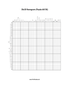 Nonogram - 30x30 - A136 Print Puzzle