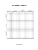 Nonogram - 30x30 - A139 Print Puzzle