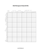 Nonogram - 30x30 - A140 Print Puzzle