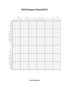 Nonogram - 30x30 - A141 Print Puzzle