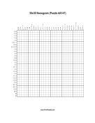 Nonogram - 30x30 - A147 Print Puzzle