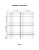 Nonogram - 30x30 - A152 Print Puzzle