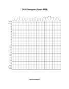 Nonogram - 30x30 - A16 Print Puzzle