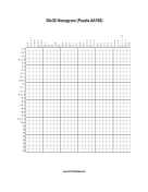 Nonogram - 30x30 - A166 Print Puzzle