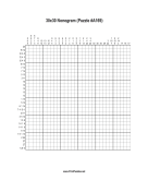 Nonogram - 30x30 - A169 Print Puzzle