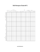 Nonogram - 30x30 - A17 Print Puzzle
