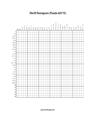Nonogram - 30x30 - A173 Print Puzzle