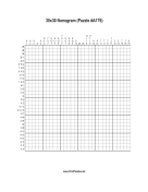 Nonogram - 30x30 - A179 Print Puzzle