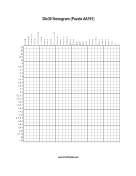 Nonogram - 30x30 - A191 Print Puzzle