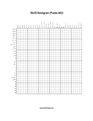 Nonogram - 30x30 - A2 Print Puzzle
