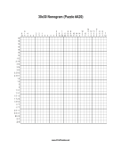 Nonogram - 30x30 - A20 Print Puzzle