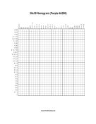 Nonogram - 30x30 - A200 Print Puzzle