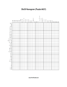 Nonogram - 30x30 - A21 Print Puzzle
