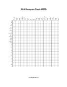 Nonogram - 30x30 - A210 Print Puzzle