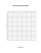 Nonogram - 30x30 - A245 Print Puzzle
