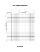 Nonogram - 30x30 - A255 Print Puzzle