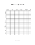 Nonogram - 30x30 - A257 Print Puzzle