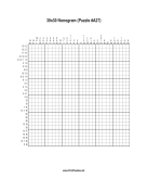 Nonogram - 30x30 - A27 Print Puzzle