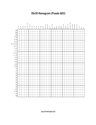 Nonogram - 30x30 - A3 Print Puzzle
